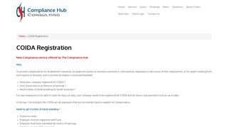 COIDA Registration | Compliance Hub Consulting
