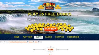 Cats | Login To Phone Casino Slots | CoinFalls Online Casino