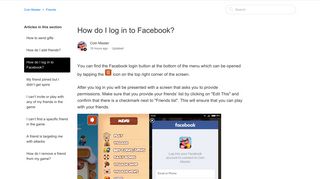 How do I log in to Facebook? – Coin Master