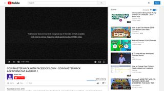 COIN MASTER HACK WITH FACEBOOK LOGIN - COIN ... - YouTube