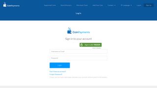 Log In - CoinPayments