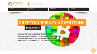 Bitcoin Banner Advertising by Coin Ad