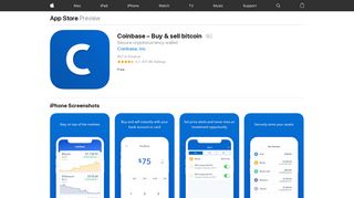 Coinbase – Buy & sell bitcoin on the App Store - iTunes - Apple