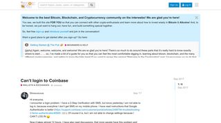 Can't login to Coinbase - Coinbase - The Bitcoin Pub