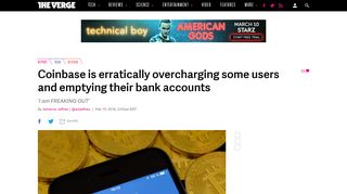 Coinbase is erratically overcharging some users and emptying their ...