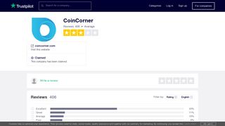 CoinCorner Reviews | Read Customer Service Reviews of coincorner ...
