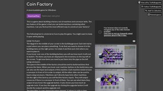 Coin Factory by Truffelbaguette - Itch.io