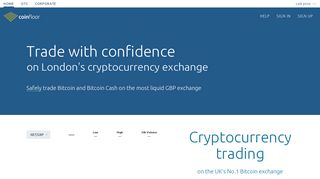 Coinfloor | Buy bitcoins with confidence