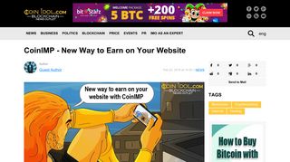 CoinIMP - New Way to Earn on Your Website - Coinidol