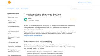 Troubleshooting Enhanced Security – CoinJar Support