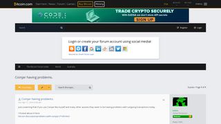Coinjar having problems. - The Bitcoin Forum