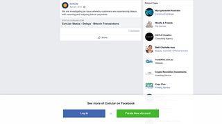 CoinJar - We are investigating an issue whereby customers... | Facebook