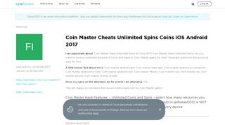 OpenIDEO - Coin Master Cheats Unlimited Spins's Profile