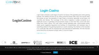 CoinPoint - Crypto-Currency Marketing Agency | Login Casino