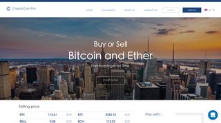 CryptoCoin.Pro - Buy or Sell Bitcoin and Ethereum
