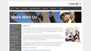 Supply chain | Work with us | VINCI Construction UK
