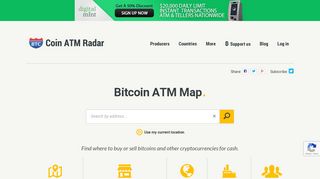 Bitcoin ATM Map – Find Bitcoin ATM, Online Rates