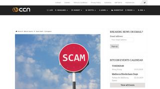 Scam Alert – Coinspace - CCN