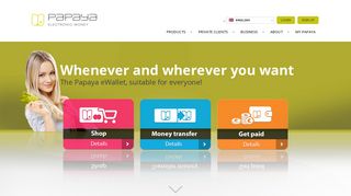 Papaya, Pay Online, Money Transfer Papaya Electonic Money - Pay ...