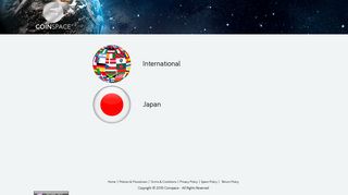 Coinspace Ltd - Landing Page - One World, One Currency
