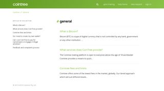 General – Cointree