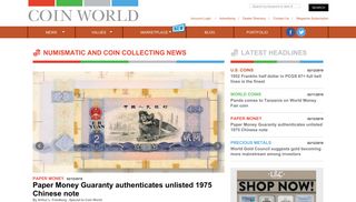 Coin World: Coin Collecting & Numismatic Magazine