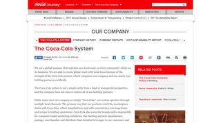 The Coca-Cola System: The Coca-Cola Company