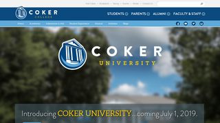 Coker College: Home