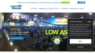 Colaw Fitness: Joplin Gyms | Bartlesville Gyms | Topeka Gyms