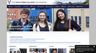 The Sixth Form College, Colchester | Home