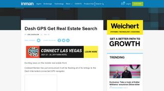 Dash GPS Get Real Estate Search - Inman