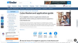 A complete guide for Coles Mastercard applications | finder.com.au
