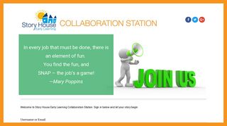 Member Login – Collaboration Station - Story House Early Learning