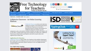 Free Technology for Teachers: Collaborize Classroom - An Online ...