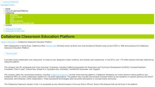 Collaborize Classroom Education Platform - Learning Platforms