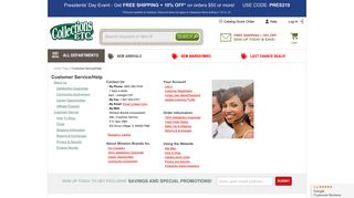 Customer Service - Collections Etc.: Customer Service/Help