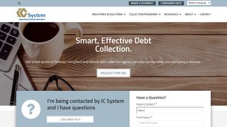 IC System: Debt Collections & Recovery Agency Services