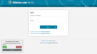 Sign up - My.CLZ.com - Log in