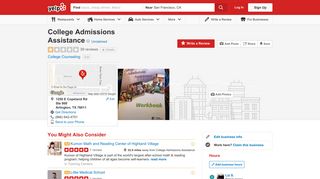 College Admissions Assistance - 37 Reviews - College Counseling ...