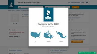College Admissions Assistance, LLC | Better Business Bureau® Profile