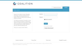 Log In to your Coalition Applications
