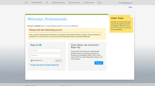 Sign-in - College Board