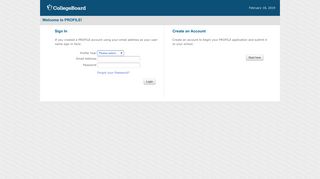 Log-In | CSS/Financial Aid Profile® - College Board