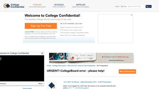 URGENT! CollegeBoard error - please help! — College Confidential