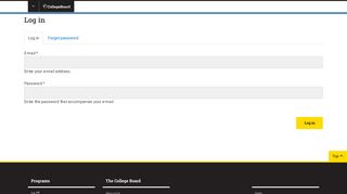 Log in - The College Board