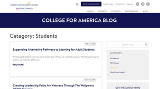 Students | College For America