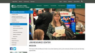 Job Resource Center at Moraine Valley Community College