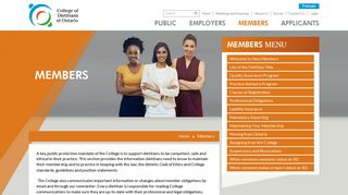 Members - College of Dietitians of Ontario