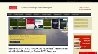 Boston University | Online CFP® Program & Financial Planning Courses