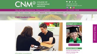 Student Clinics - College of Naturopathic Medicine